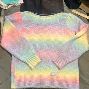 NWOTS rainbow sweater